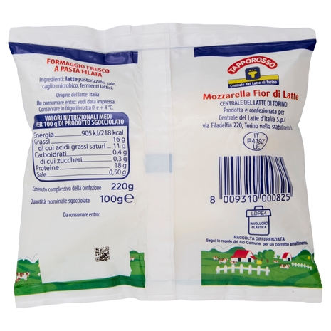 Tapporosso Mozzarella Fior di Latte 100 g